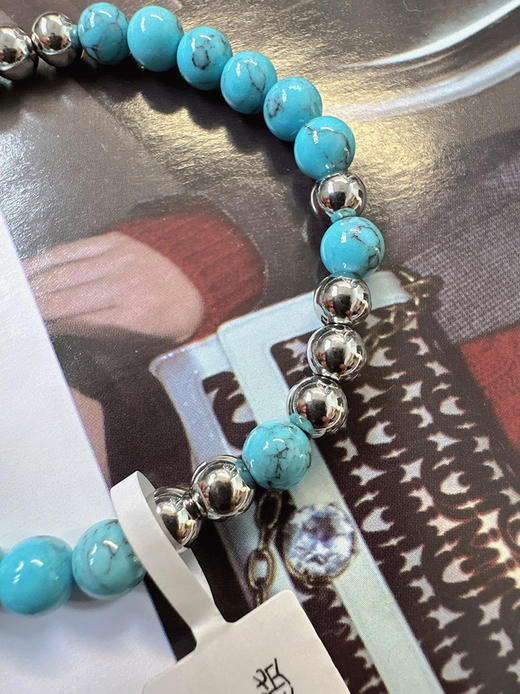 韩单！秒杀39元！金泰妍/单依纯绿松石手链 商品图10