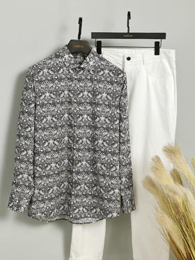 callisto定制花衬衫-草莓小偷-黑