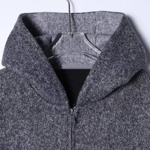 31058SDSA男士秋冬新款痞帅男装美式小香风拉链连帽卫衣宽松时尚外套 商品图2