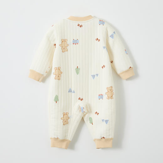 怡比田园农场长袖开襟哈衣HY25WIN008花咖色调（59#-80#） 商品图7