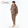 都市丽人睡衣法兰绒烂花男士家居服长袖长裤加厚夹棉套装FHH1E4 商品缩略图2