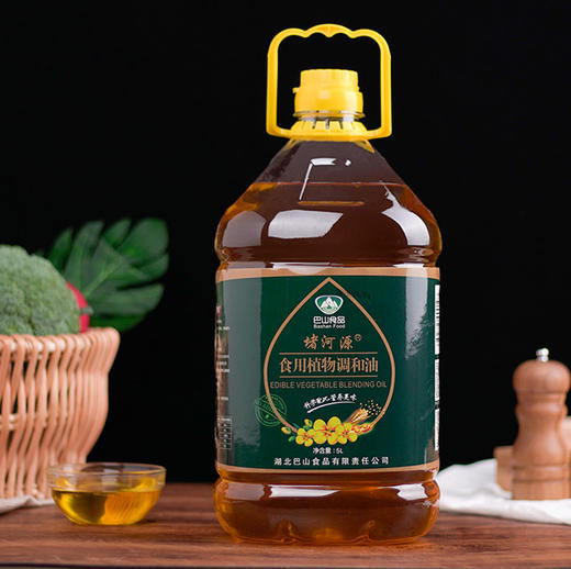 巴山堵河源 食用植物调和油 5L/壶 商品图1