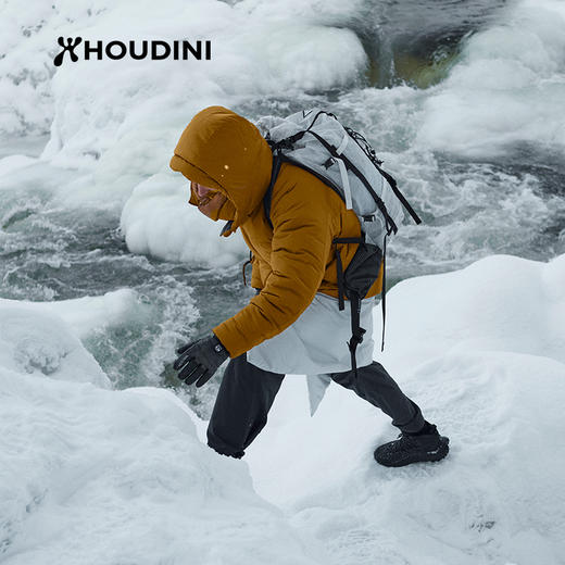 HOUDINI胡丁尼 Double Dunfri 双倍邓菲 男款户外保暖棉服带帽外套820016 商品图12