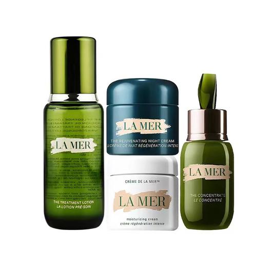 【全球购A义乌】送礼盒礼袋  LA MER海蓝之谜大王炸四件套组（精萃水150ml+浓缩精华50ml+经典面霜60ml+奇迹晚霜60ml）美国仓 请单拍-合并订单不发货 商品图5