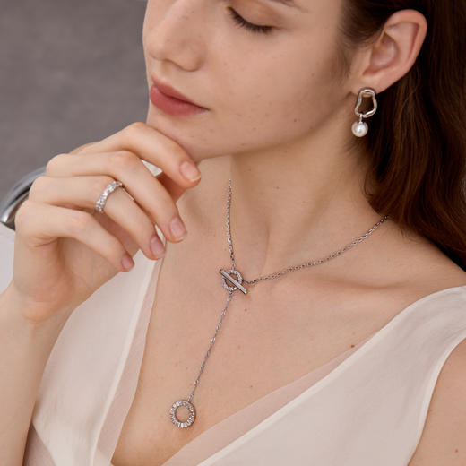 ARSIS｜流光系列 星陨星环项链 商品图5