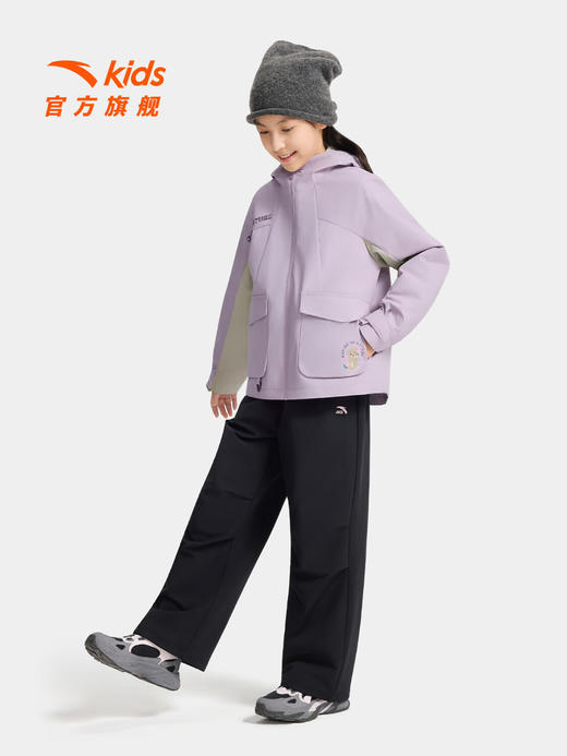 安踏儿童外套女大童2025秋冬运动外套WWF两件套上衣362546601N 商品图3