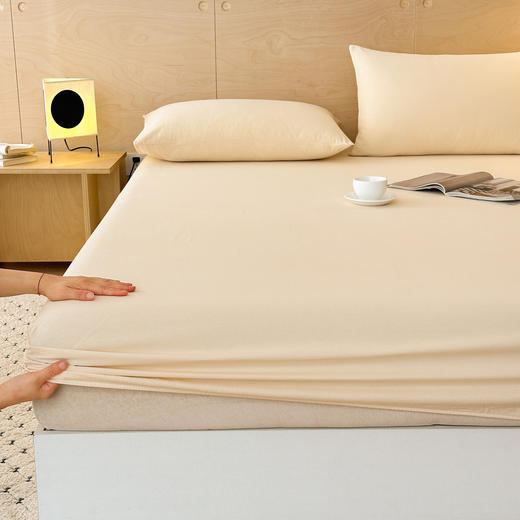 100%棉A类纯棉磨毛床单/床笠  可机洗水洗 A-5443   加倍生活 商品图3