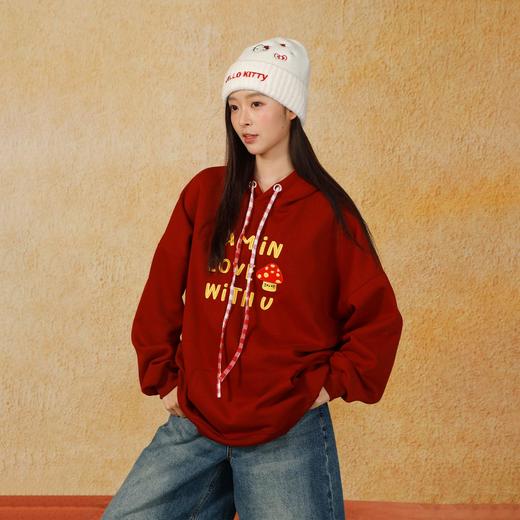 可爱刺绣连帽卫衣女纪念日百货门店同款166643840 商品图0