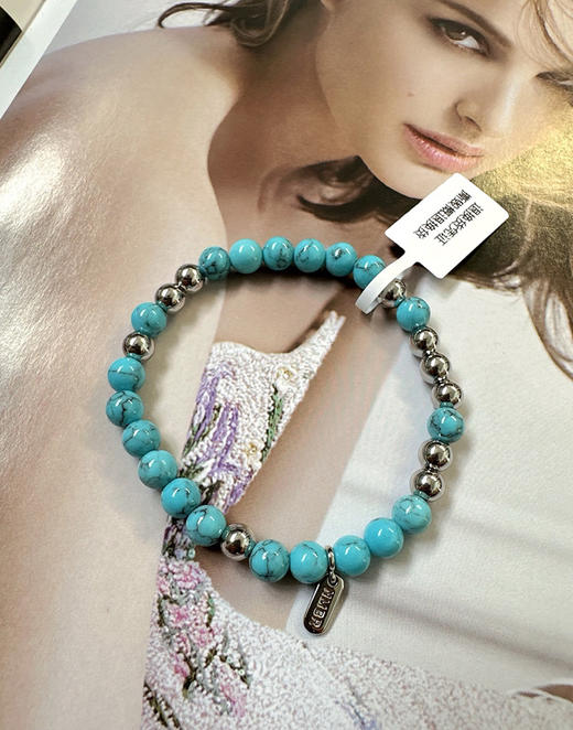 韩单！秒杀39元！金泰妍/单依纯绿松石手链 商品图9