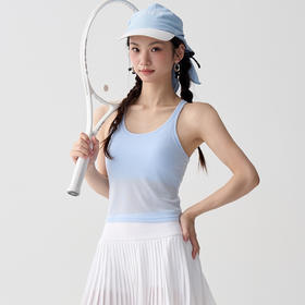 【限时秒】YOGACODE【火树银花系列】U领瑜伽背心女半固定杯透气工字美背健身文胸DWB125650