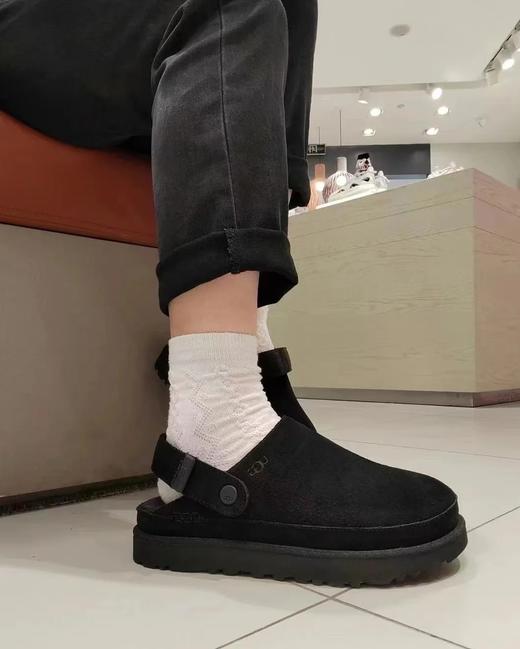 女款绒面皮拖鞋 商品图4