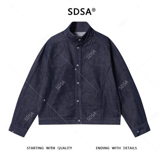 53213SDSA男士秋冬新款痞帅男装韩版解构纽扣立领牛仔夹克外套百搭时尚 商品图1