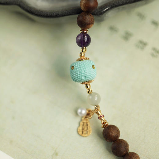 【青山特惠】7mm 39颗 绿棋楠【灵雁】沉香手串 c5 商品图3