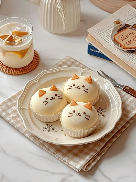 兔兔喵星人小动物雪媚娘(内馅可选甜奶油芒果/咸奶油奥利奥)-下午茶低糖处理 商品图3