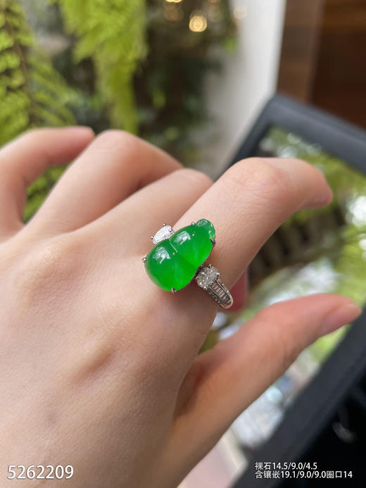 5262209，葫芦吊坠戒指两用款。具体价格微信咨询 商品图3
