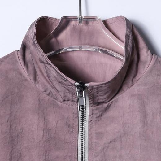 25122SDSA男士秋冬新款痞帅男装美式扎染印花字母拉链立领夹克外套百搭 商品图1