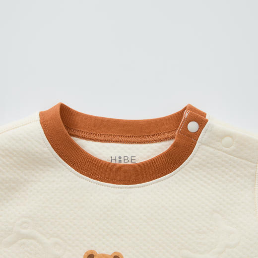 怡比萌趣文字长袖圆领套装HY25WIN098米黄（80#-120#） 商品图10