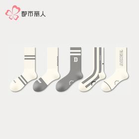 都市丽人袜子女士袜子精梳棉女袜子女中筒袜LCHDM7