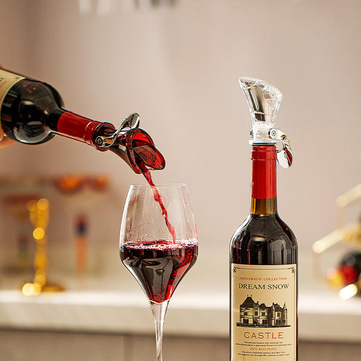 摩登主妇通用红酒开瓶器套装葡萄酒瓶塞密封防漏多功能自动倒酒器 商品图0