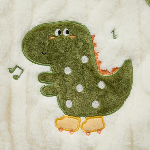 怡比萌宠动物园家居长袖圆领套装HY25WIN050晨灰/中黄/中绿/HY25WIN051紫90#-140# 商品图13