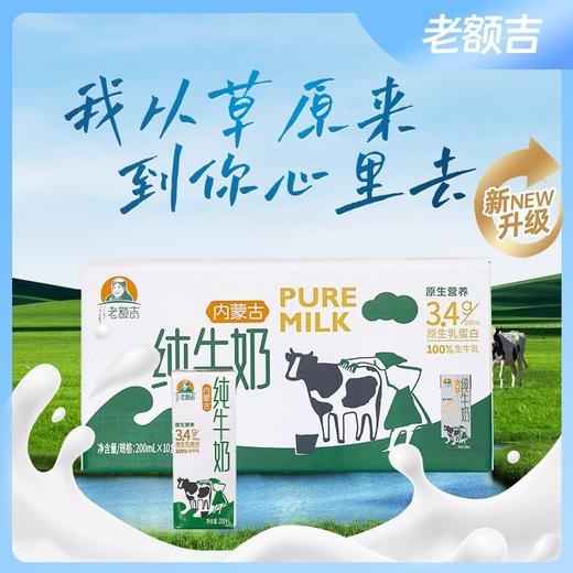 惊爆价 跑量推广！B老额吉3.4g蛋白纯牛奶利乐包200ml 保质期6个月/2月生产 商品图2