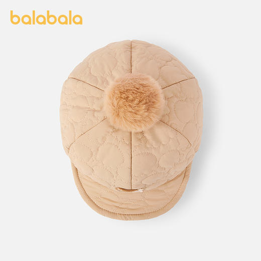 【商场同款】巴拉巴拉婴童帽子宝宝护耳帽保暖小章鱼刺绣时尚清新 商品图2