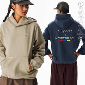 CryingCenter重磅抗菌运动慢跑连帽套头宽松 加绒卫衣 哭喊中心