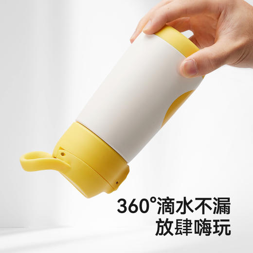 英氏儿童水杯吸管杯316保温杯防漏撒男童女童秋游春游野餐水杯 商品图2
