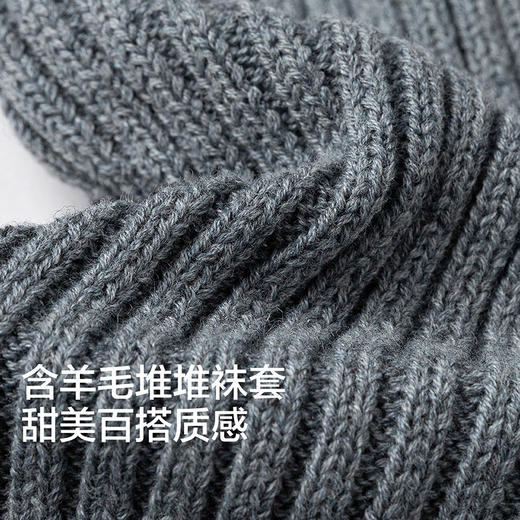 【商场同款】巴拉巴拉儿童袜子秋冬女童袜套中大童含羊毛堆堆袜套 商品图3