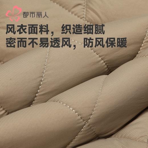 都市丽人睡衣梭织条夹棉男士家居服长袖长裤加厚夹棉套装FHH1E5 商品图5