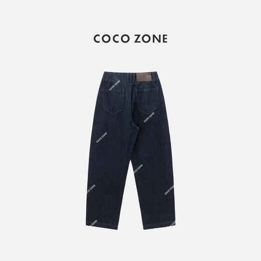 COCO ZONE 刘一一 100棉简约百搭直筒裤牛仔裤 CC1C1571 商品图1