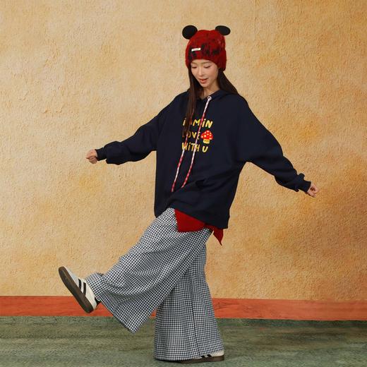 可爱刺绣连帽卫衣女纪念日百货门店同款166643840 商品图3