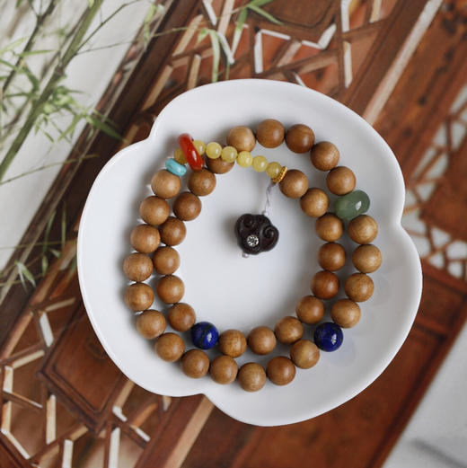 【青山特惠】8mm*37颗老山檀香原创【玲舒】 手串 y20 商品图1