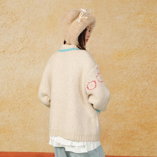 休闲翻领设计款针织开衫-纪念日百货门店同款166547209 商品图2