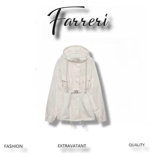 P家SS25纯白色夹克外套 商品图0