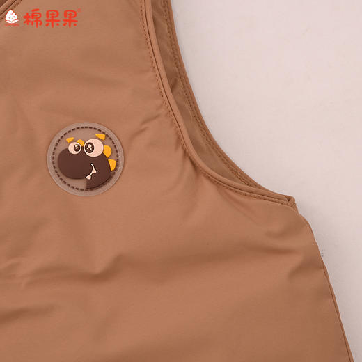 棉果果冬季新品男童女童涤丝纺羽绒保暖加厚白鹅绒羽绒马甲M402171925619 商品图5