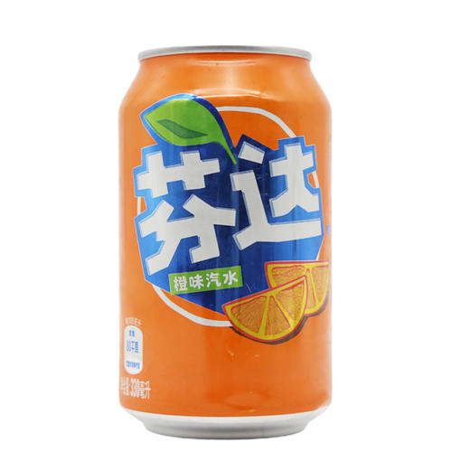 芬达橙味拉罐330ml（6953392520011） 商品图0