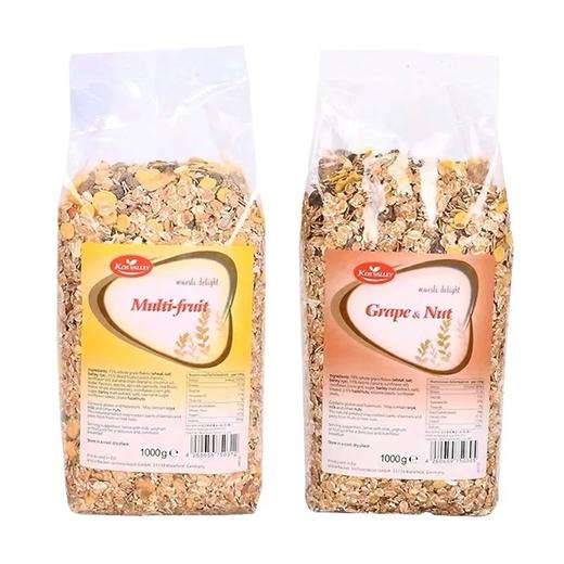 德国Kos valley高纤粗粮即冲燕麦片/提子干果仁燕麦片/水果干果仁燕麦片-1kg 商品图0