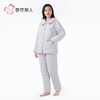 都市丽人睡衣海岛绒烂花女士家居服长袖长裤加厚夹棉套装LHH1N6 商品缩略图2