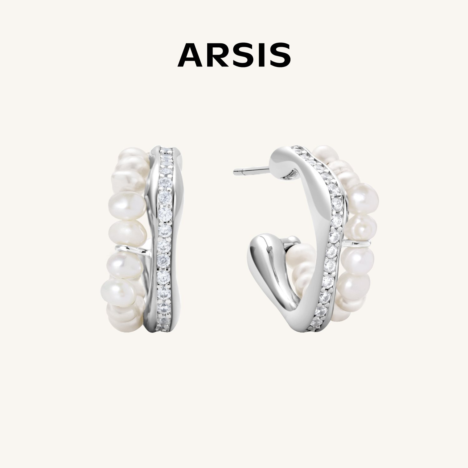 ARSIS丨流光系列 流光小耳钉