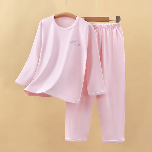 新款睡衣春秋家居服套装宽松休闲a类新款男童女童睡衣纯棉家居服 商品图3