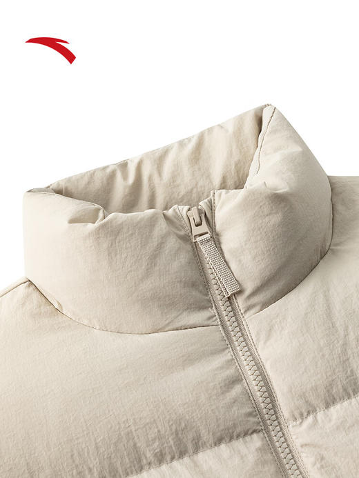 安踏运动复古防泼水男士宽松立领防风羽绒服152548901N 商品图5