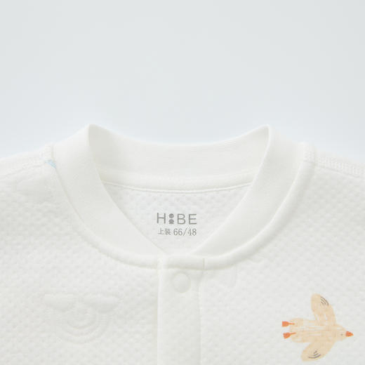 怡比遨游天空长袖开襟哈衣HY25WIN018蓝白色调（59#-80#） 商品图8