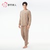 都市丽人睡衣法兰绒烂花睡衣男士家居服长袖长裤法兰绒套装FHH2F8 商品缩略图2