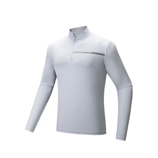 安踏零压T丨长袖t恤男秋季新款半拉链立领通勤运动上衣152537402 商品图1