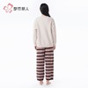 都市丽人睡衣半边绒睡衣女士家居服长袖长裤半边绒套装LHH9D6 商品缩略图3