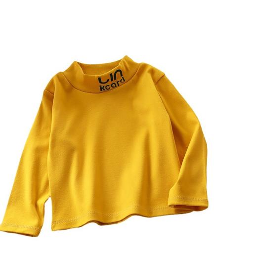 儿童单上衣德绒弹力保暖衣男童女童宝宝长袖高领打底衫秋冬潮新款新品 商品图4