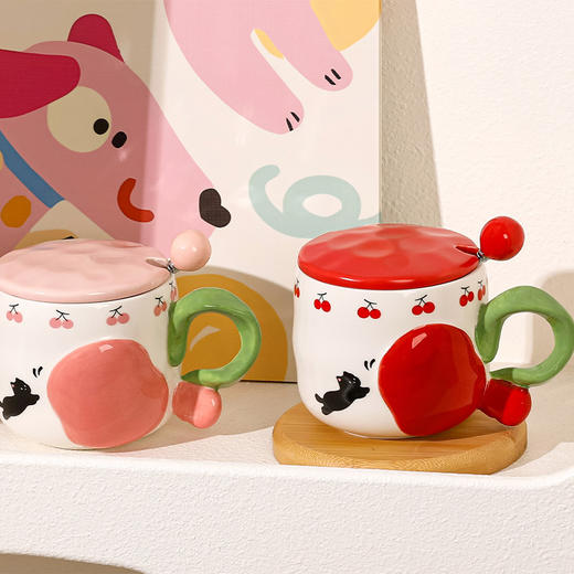 怪咖潮玩陶瓷可爱茶杯杯纪念日百货门店同款166744982 商品图0