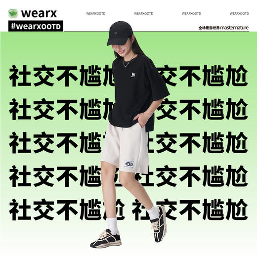 完型-80℃不脏T(宽松印花男女款) 商品图2