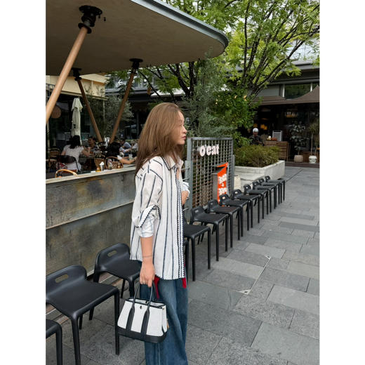 2509505    定位印花 亚麻天丝衬衫 商品图5